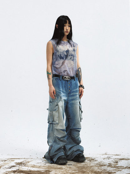 Peoplesense Mesh Cutout Tank Top