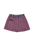 Peoplesense Color-block Plaid Shorts