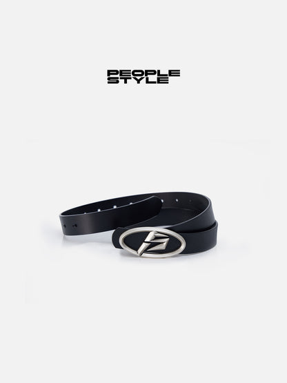 Peoplesense Matte Silver Plated Belt