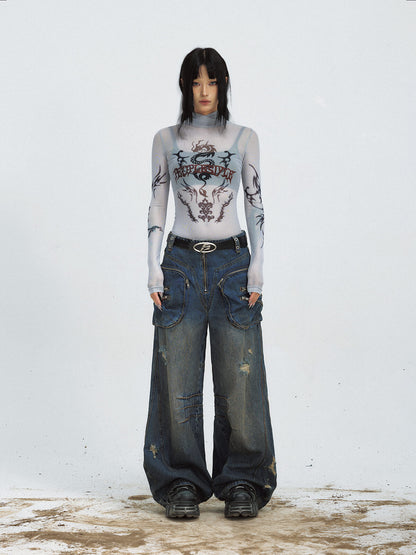 Peoplesense Sun-Protective Mesh Bottoming Shirt