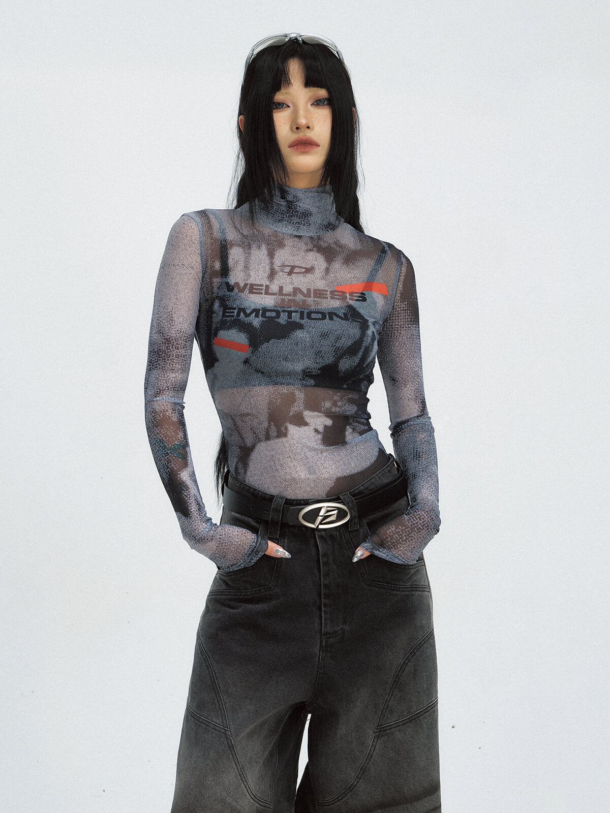 Peoplesense Slim Fit Mesh T-Shirt