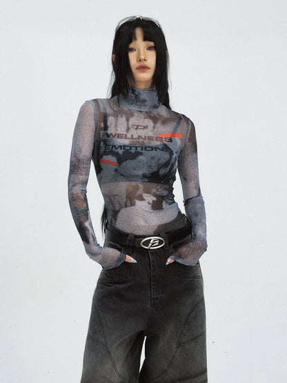 Peoplesense Slim Fit Mesh T-Shirt