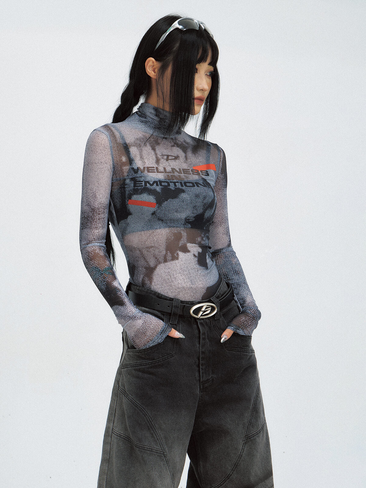 Peoplesense Slim Fit Mesh T-Shirt