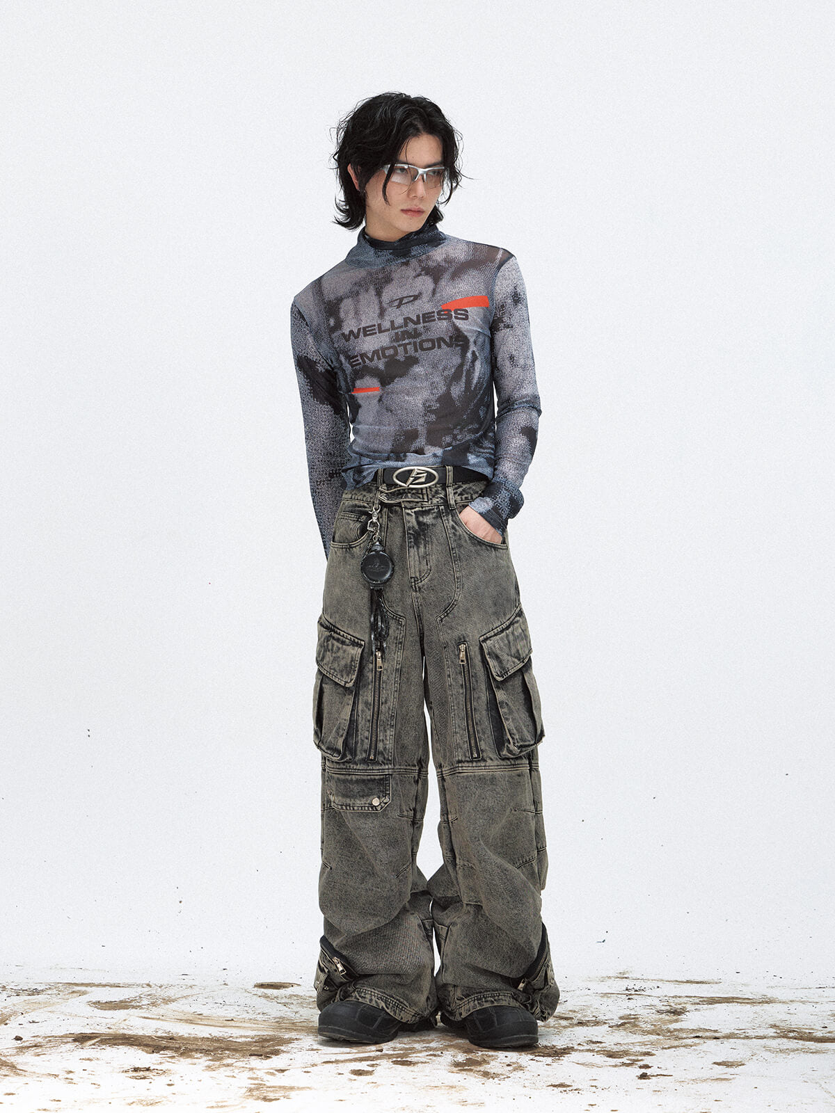 Peoplesense Slim Fit Mesh T-Shirt