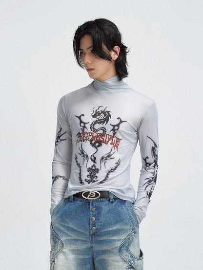 Peoplesense Sun-Protective Mesh Bottoming Shirt