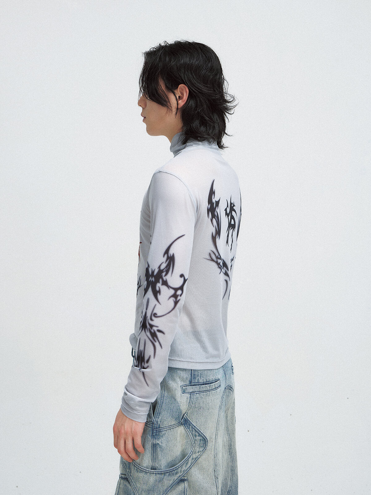 Peoplesense Sun-Protective Mesh Bottoming Shirt