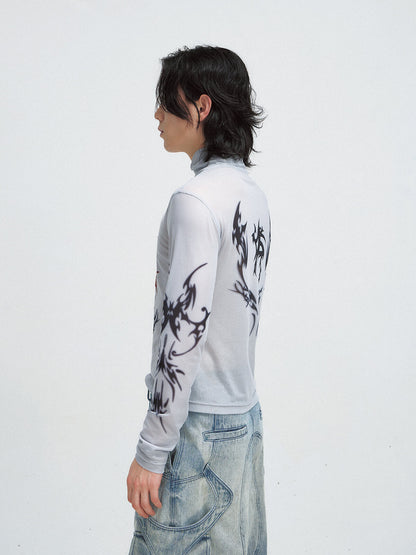 Peoplesense Sun-Protective Mesh Bottoming Shirt