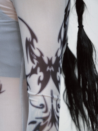 Peoplesense Sun-Protective Mesh Bottoming Shirt