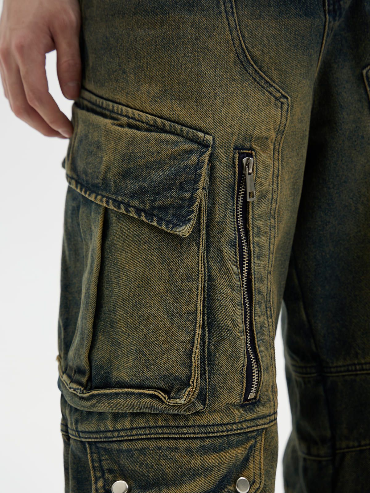 PeopleStyle Vintage Blue Wide Leg Jeans