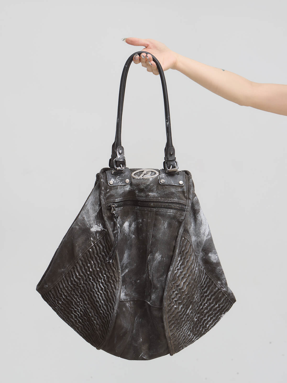 Peoplesense Punk Vintage Dirty Dyed Tote Bag（Limited） – peoplesense