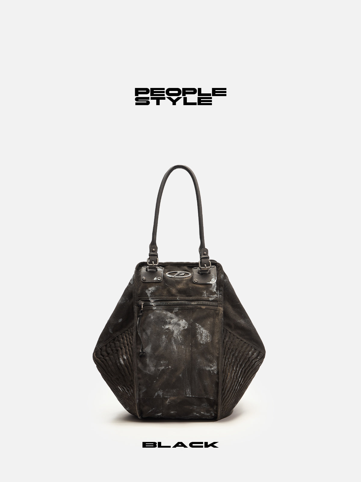 Peoplesense Punk Vintage Dirty Dyed Tote Bag(Limited) – peoplesense Peoplesense Punk Vintage Dirty Dyed Tote Bag(Limited) – peoplesense