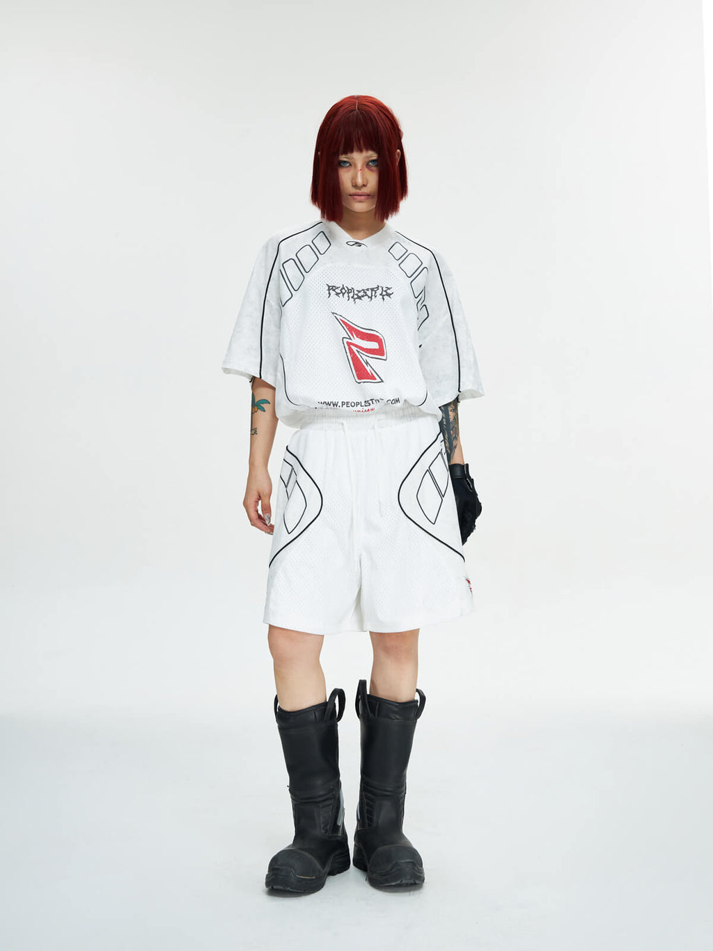 Peoplesense Racer Aesthetic Mesh Shorts