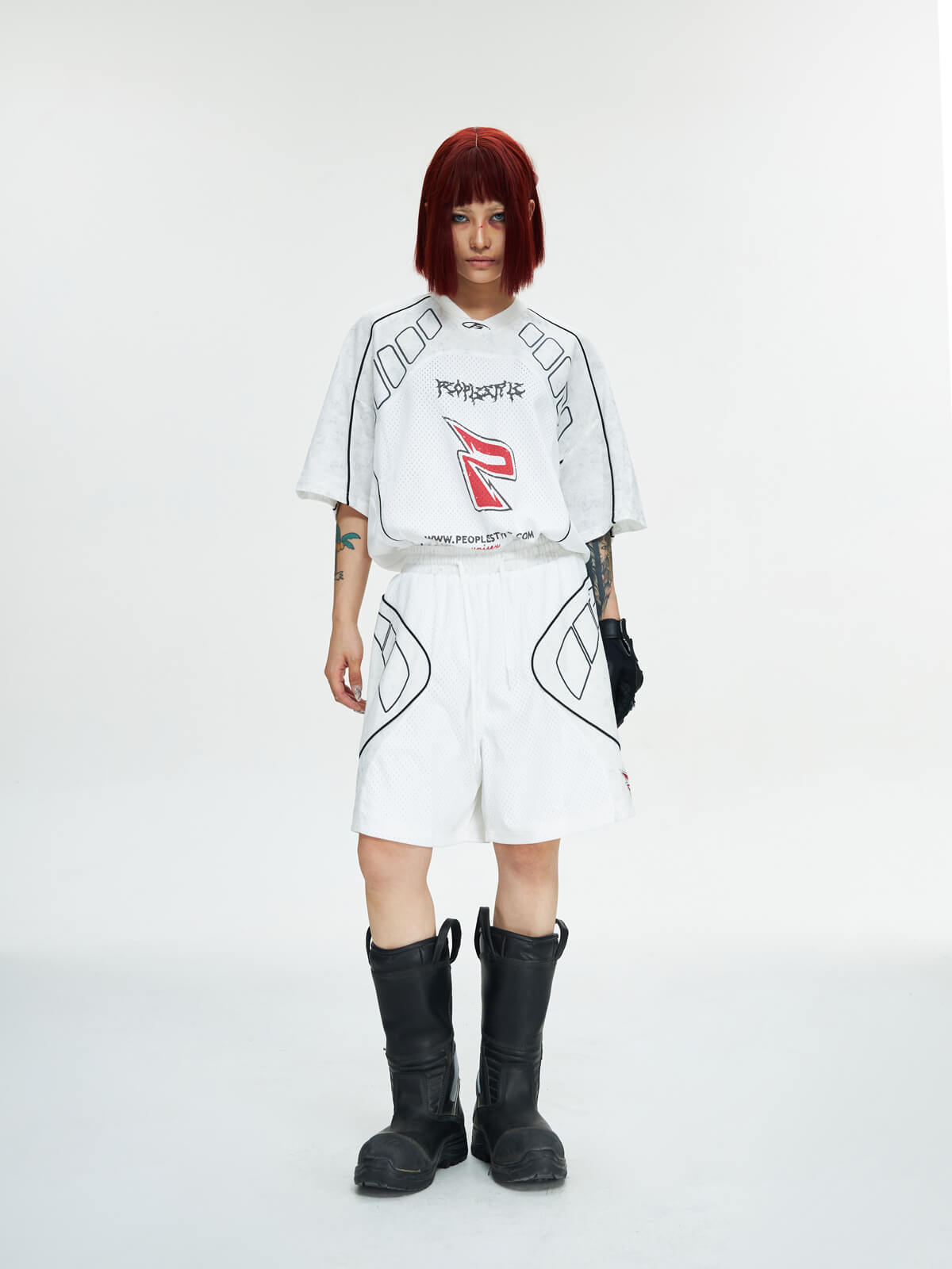 Peoplesense Racer Aesthetic Mesh Shorts
