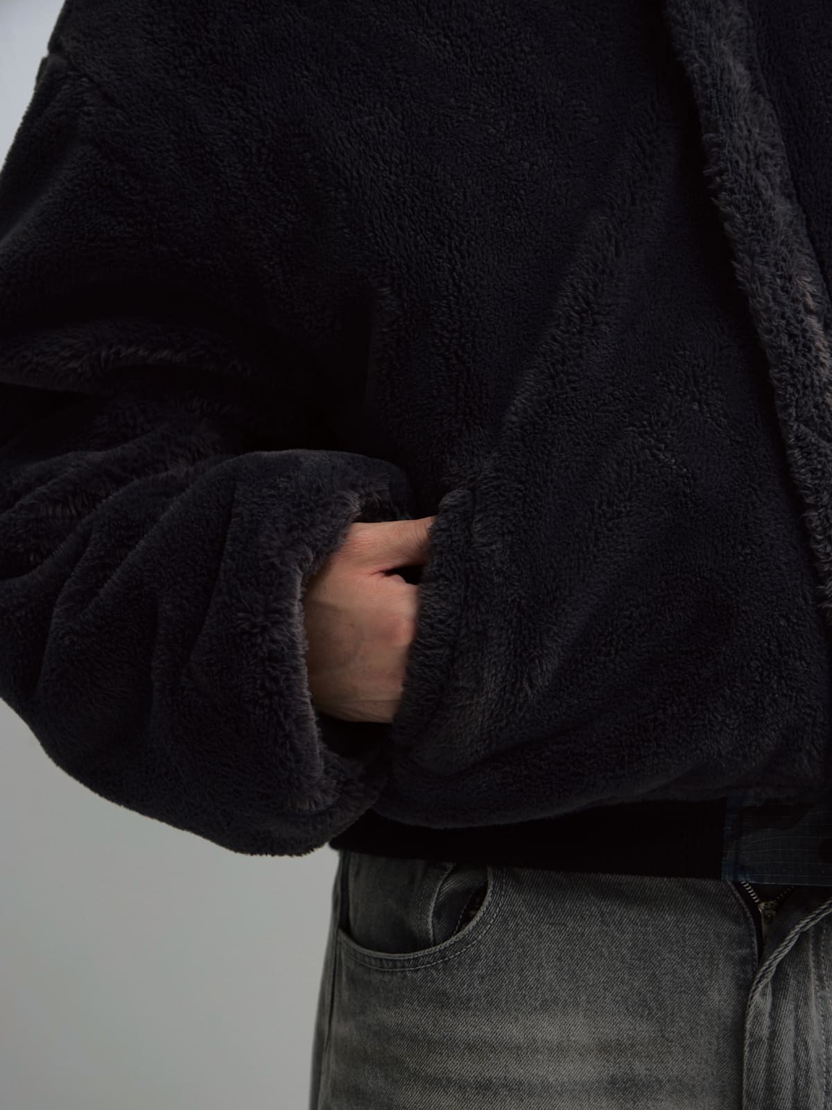 Peoplesense Reversible Camo Sherpa Hooded Jacket