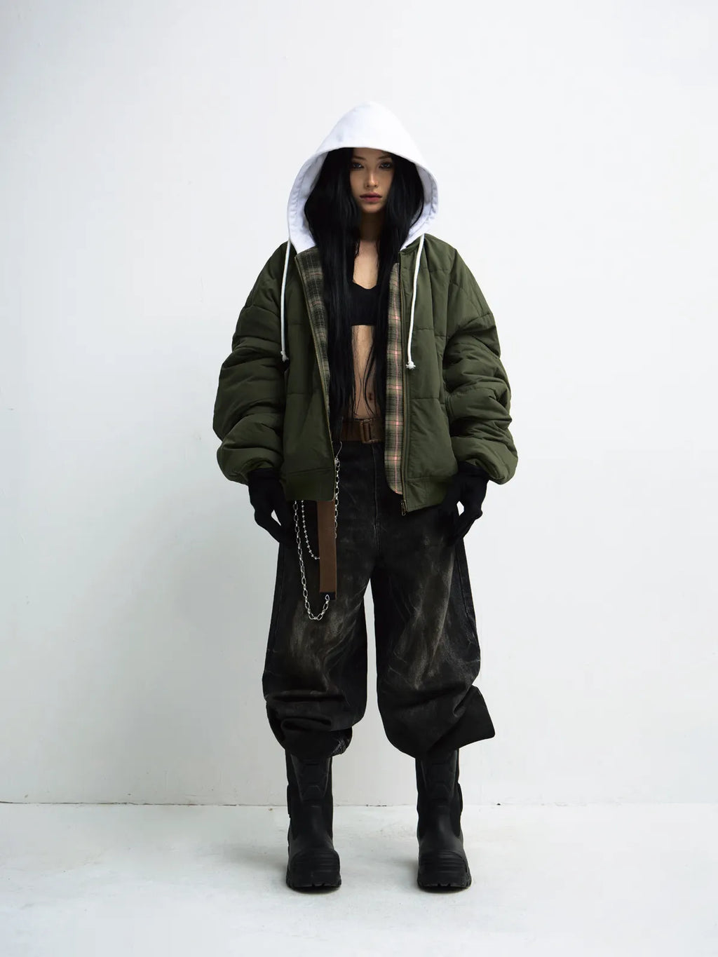 Peoplesense Reversible Checked Cotton Jacket