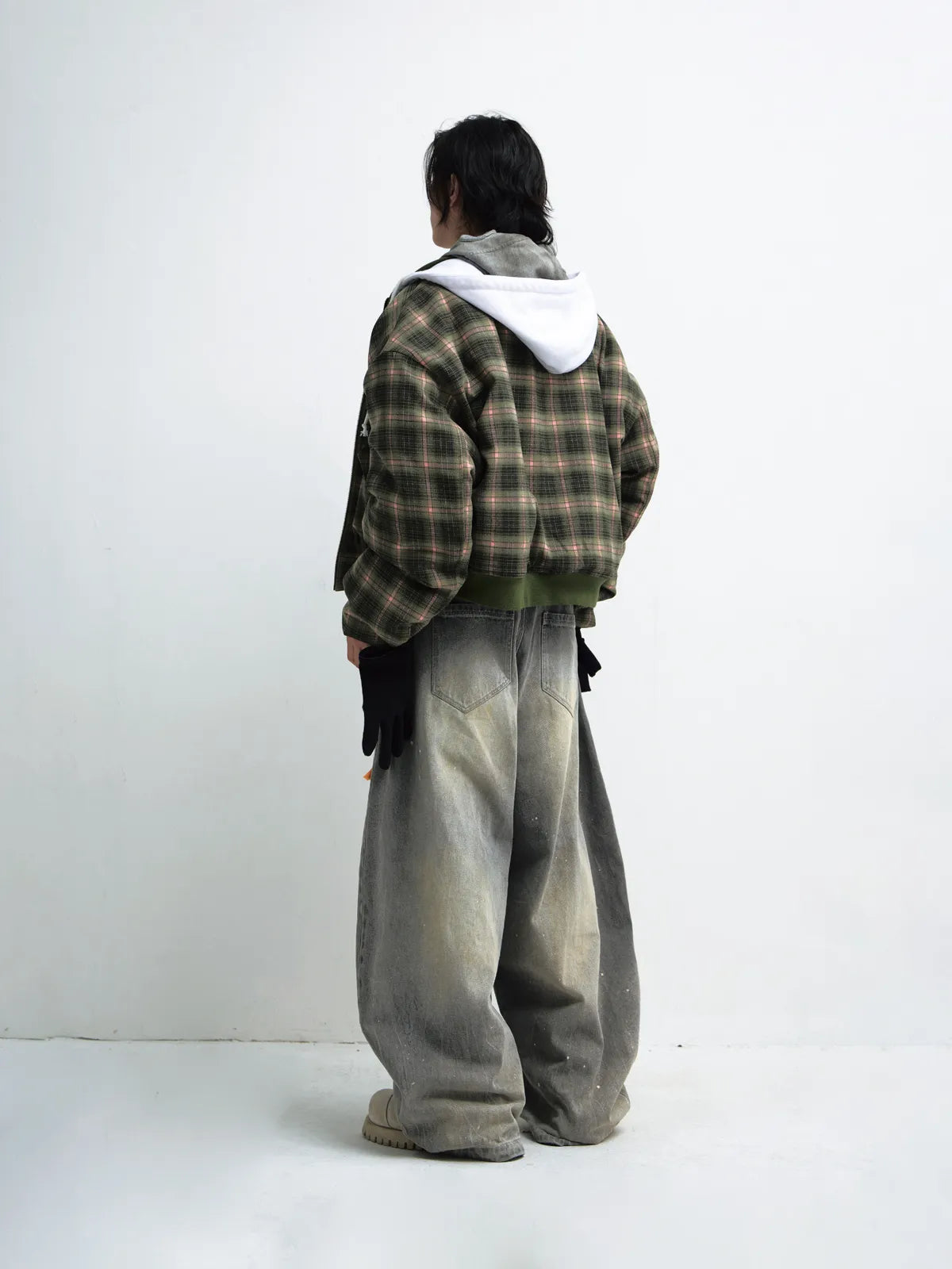Peoplesense Reversible Checked Cotton Jacket