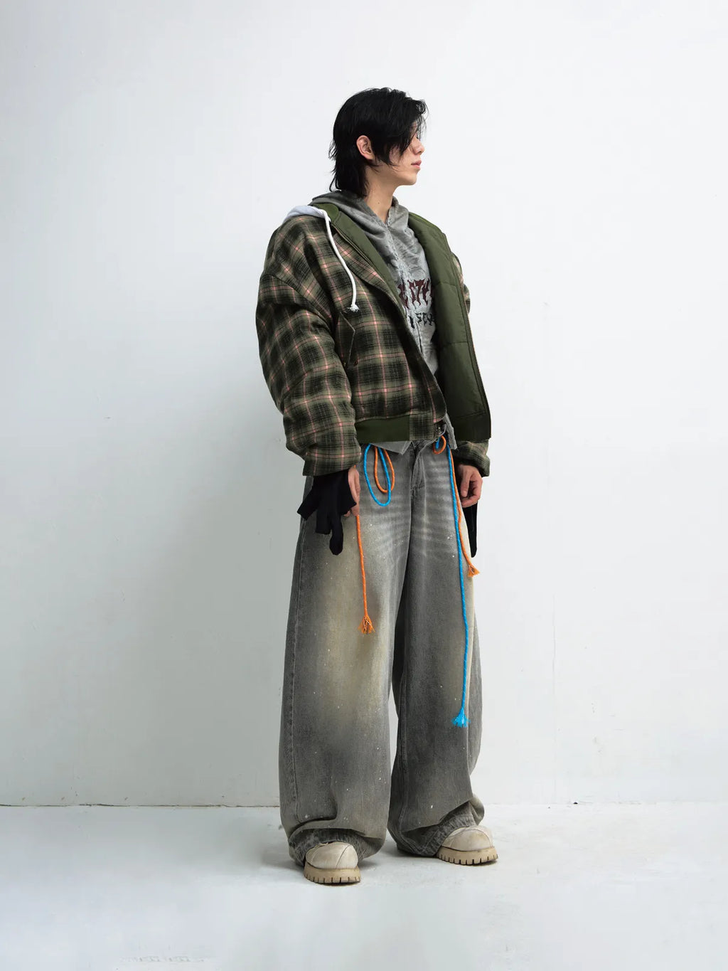 Peoplesense Reversible Checked Cotton Jacket