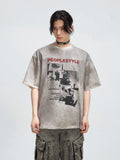 Peoplesense Vintage Printed Oversized T-Shirt