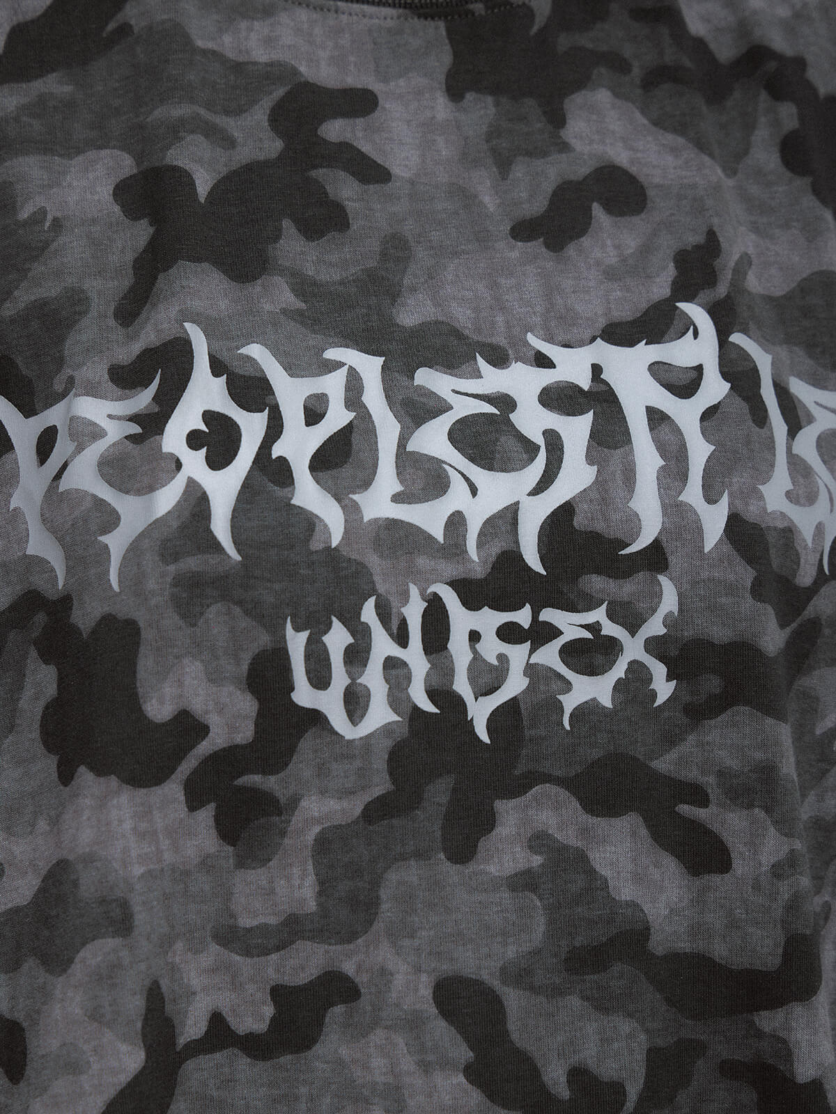 Peoplesense Punk Camo Oversized T-Shirt